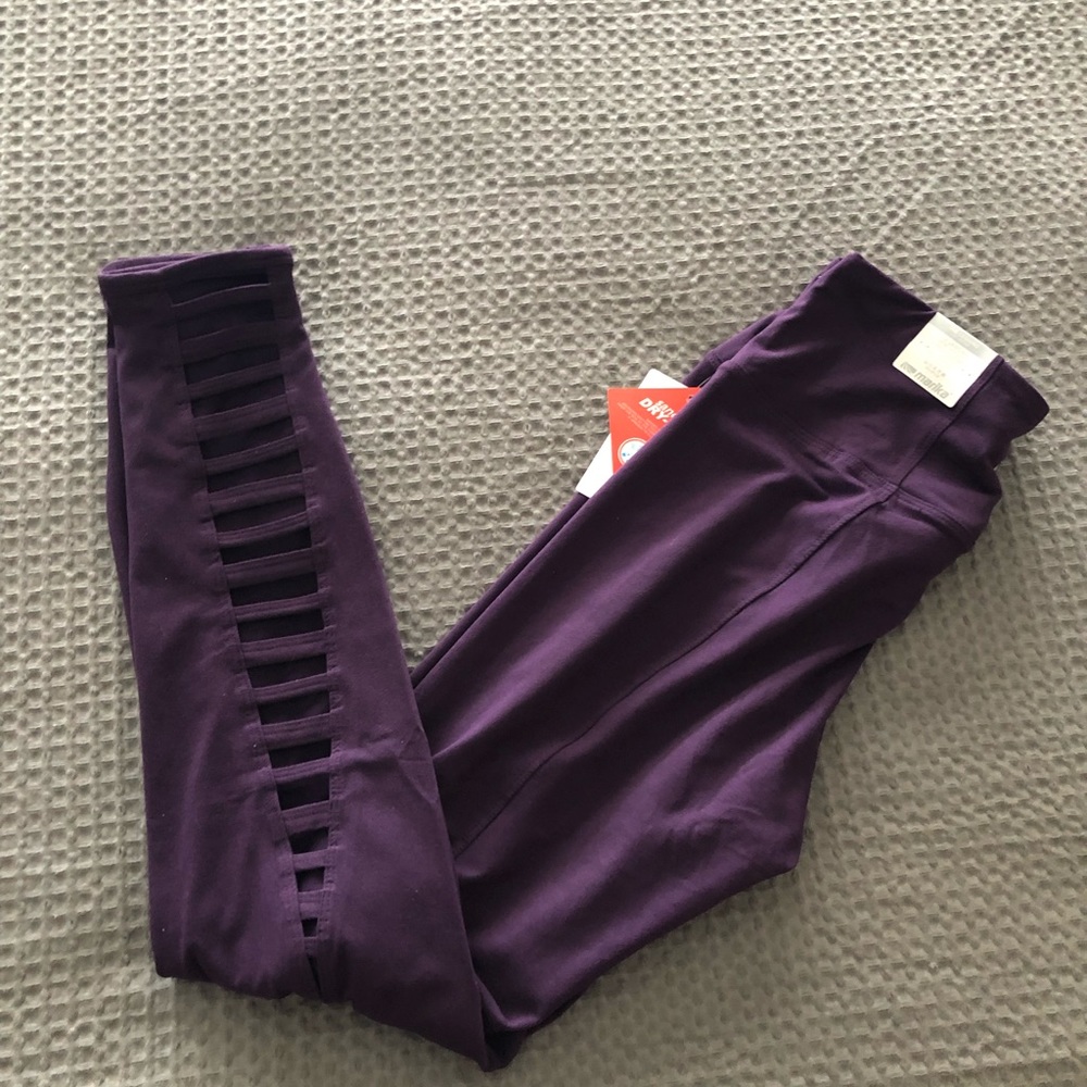 Purple leggings